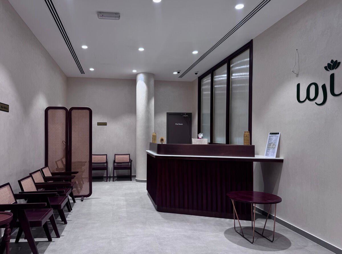 Panchakarma Shirodhara treatment room Marma Sharjah